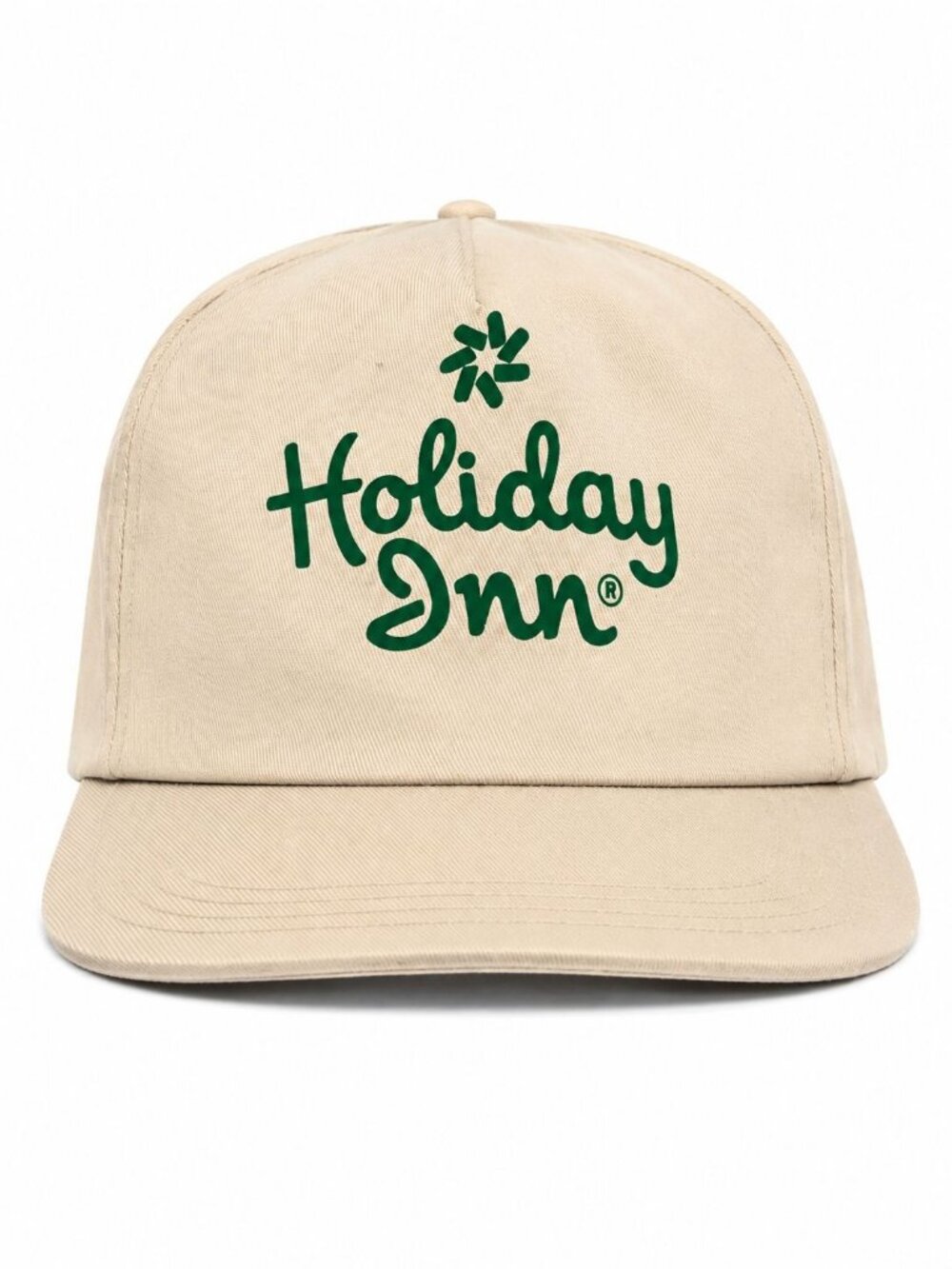 Holiday Inn Unisex Snapback Hat Beige Cotton One Size Adjustable Pre-Owned